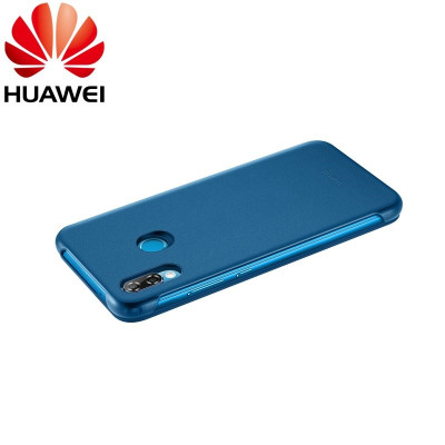 Кожени калъфи Кожени калъфи за Huawei Луксозен кожен калъф тефтер SMART VIEW FLIP COVER оригинален за Huawei P20 Lite ANE-LX1 син сапфир